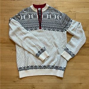 LL Bean 1/4 zip knit sweater